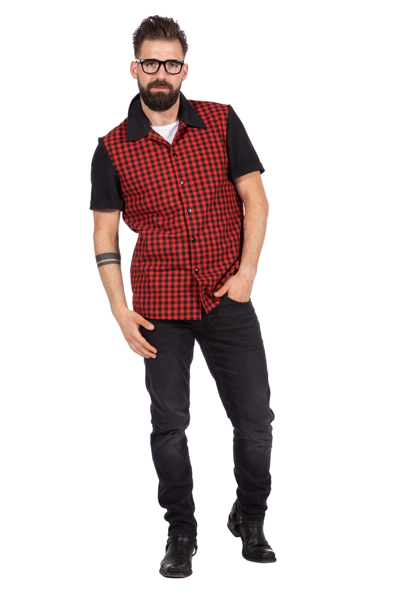 Rockabilly Shirt Chry Checks Herren