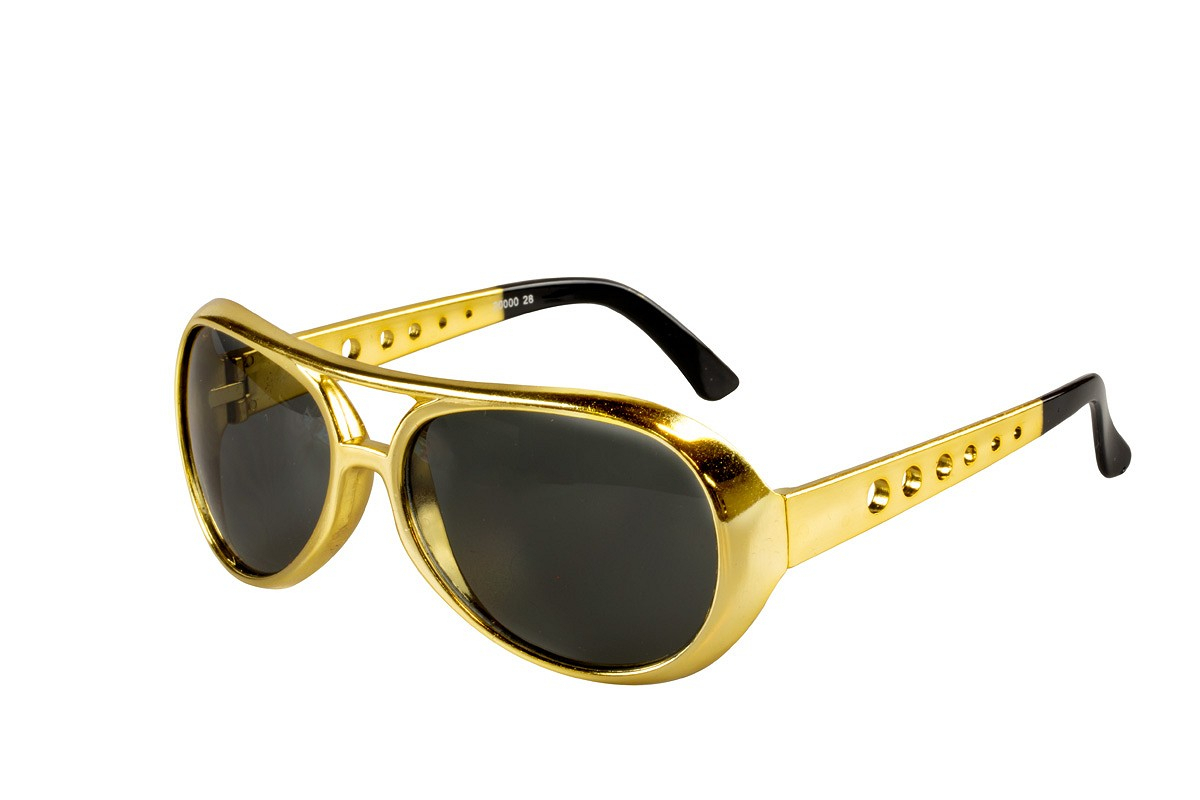 Gold Elvis Sonnenbrille