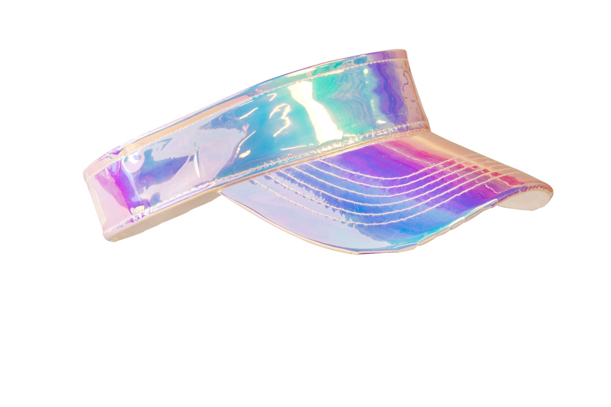 Metallic Rainbow Sun Visor