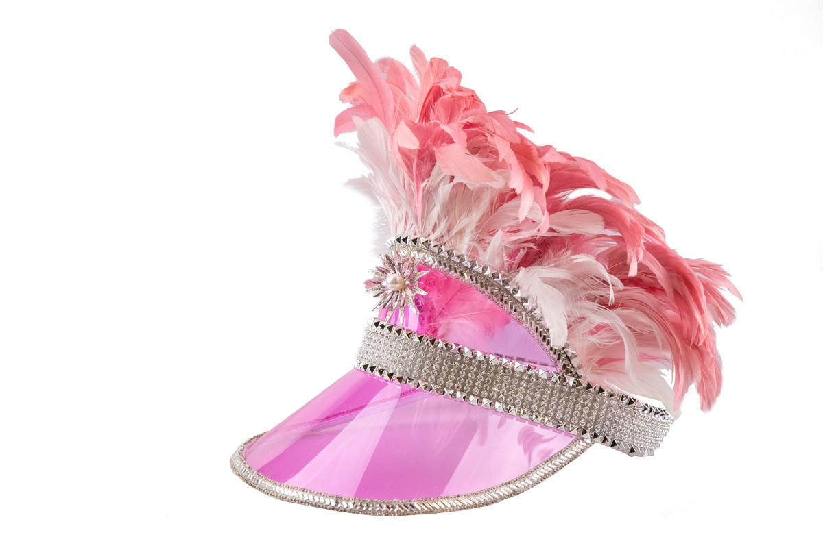 Rosa Glam Summer Carnival Sun Visor