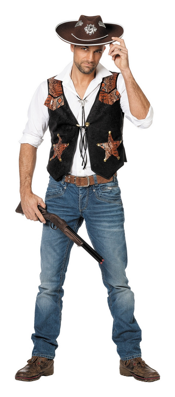 Einsame Star Cowboyvest Herren