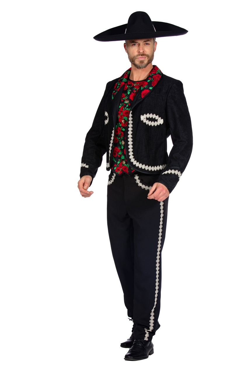 Mexicaanse Mariachi Bandlid Carlos Herrenkostüm