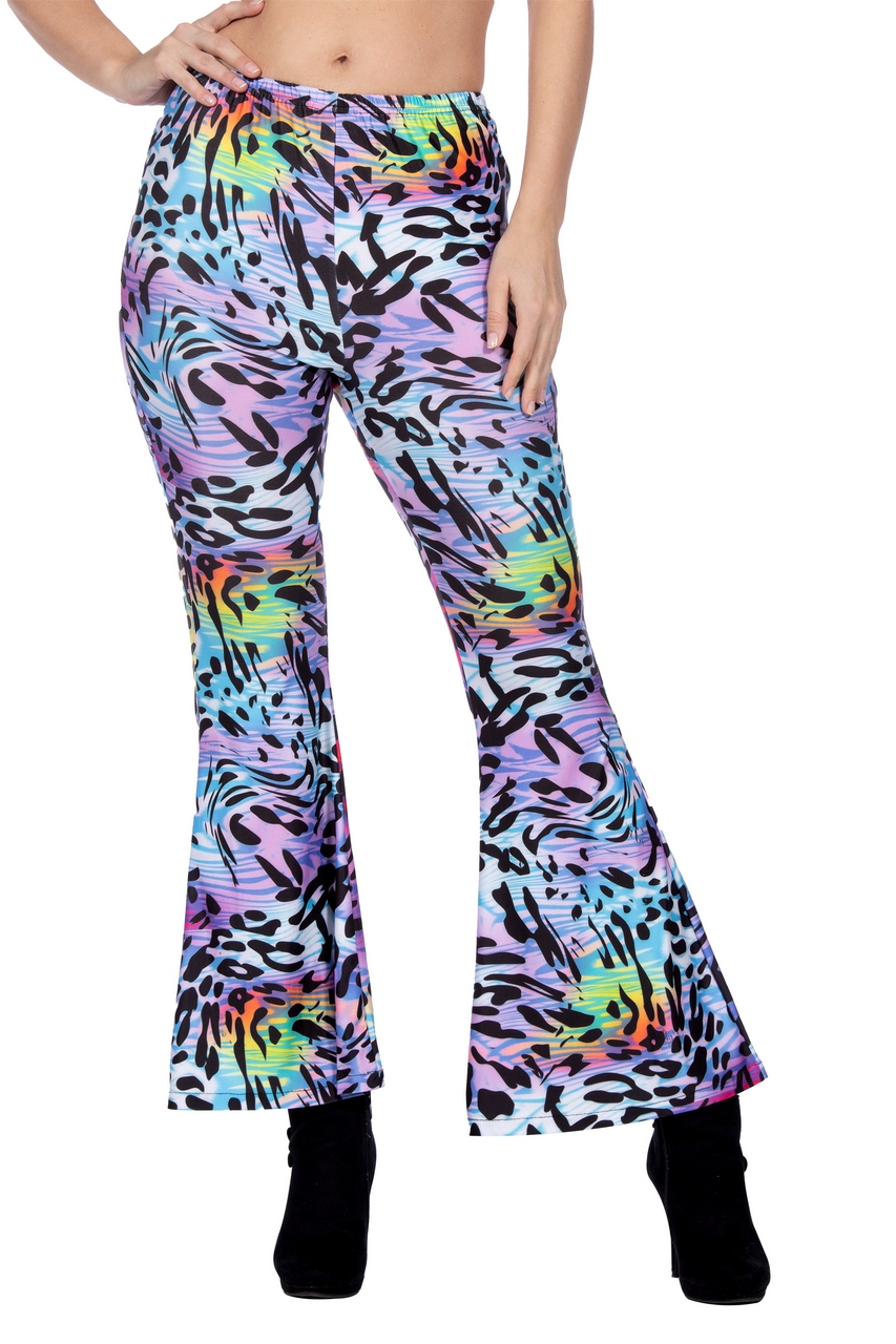 Paarse Panterprint Broek Presley Damen