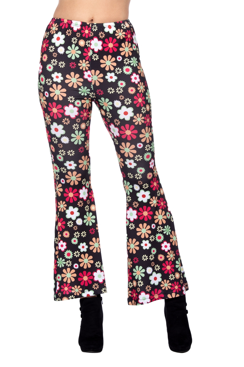 Hippiebroek Flowerparty Damen