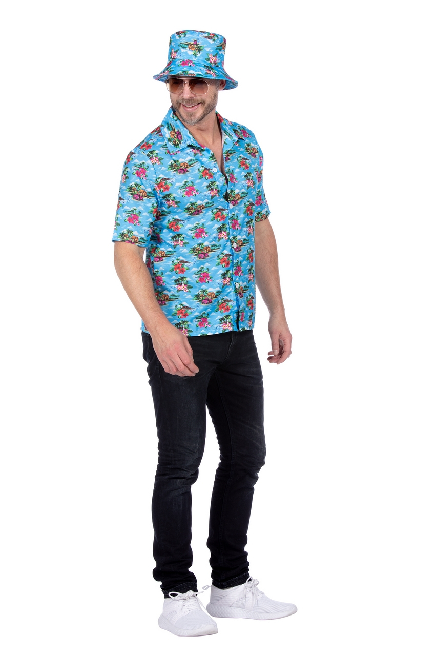 Tropical Island Vibes Hawaii Shirt Herren