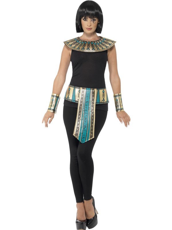 Egyptische Saffier Accessoires Set