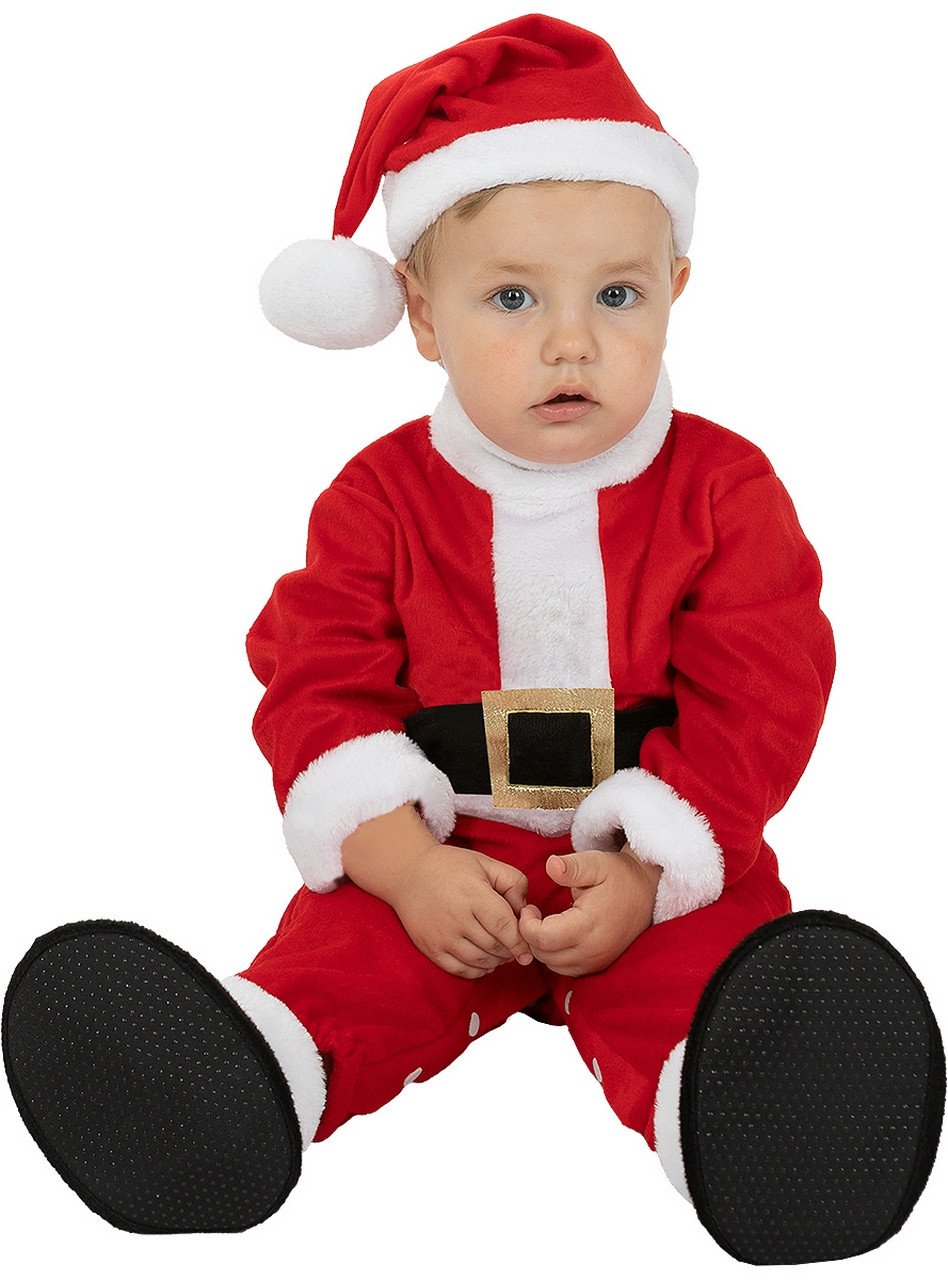 Deluxe Baby Santa Jongen Kostuum