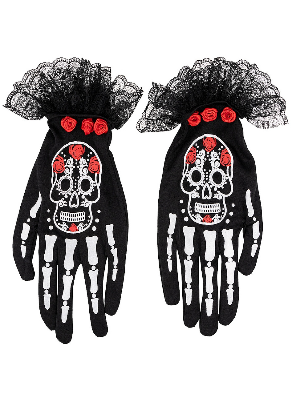 Skelet Handschoenen Catrina