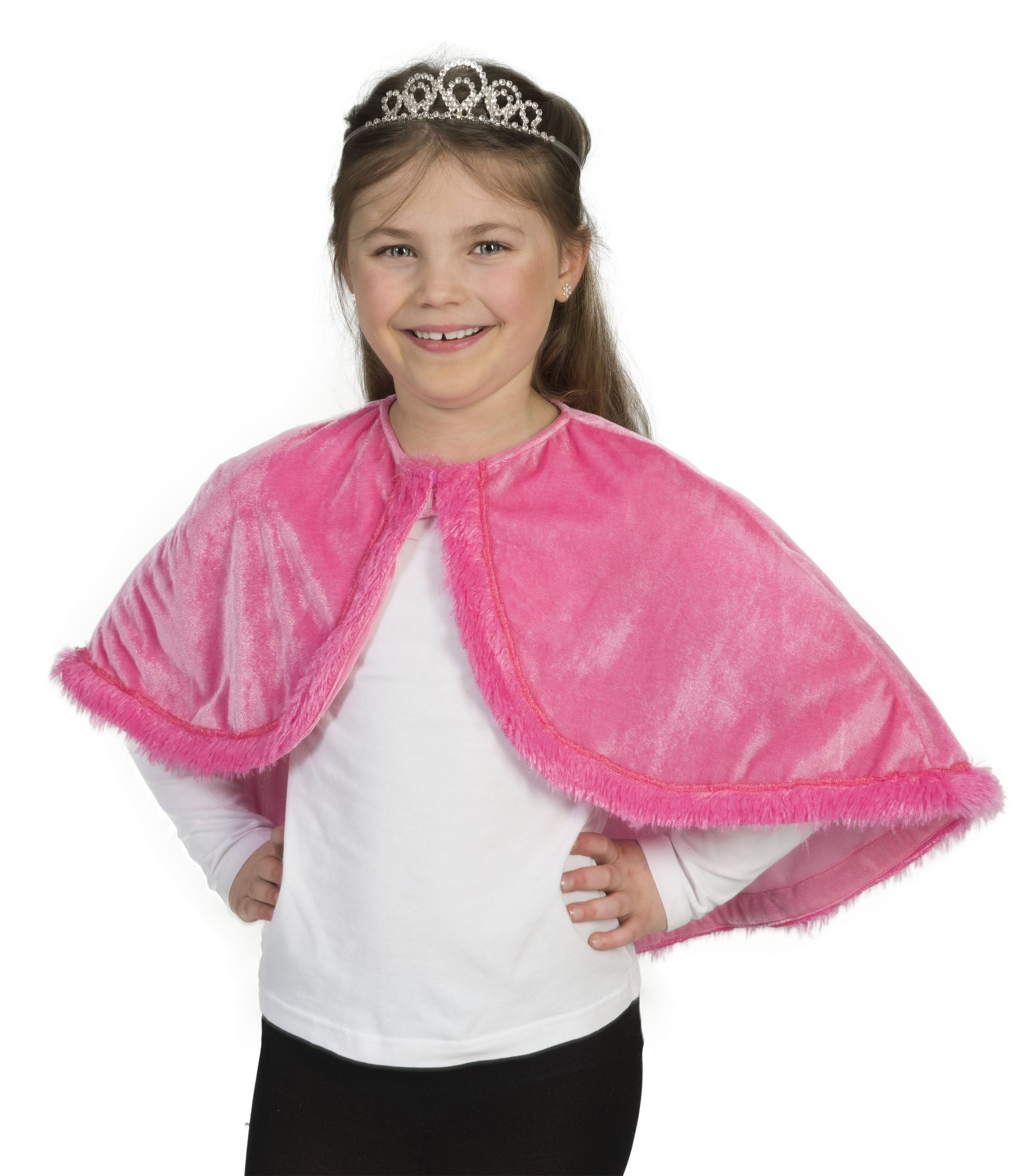 Roze Prinsessen Cape Meisje