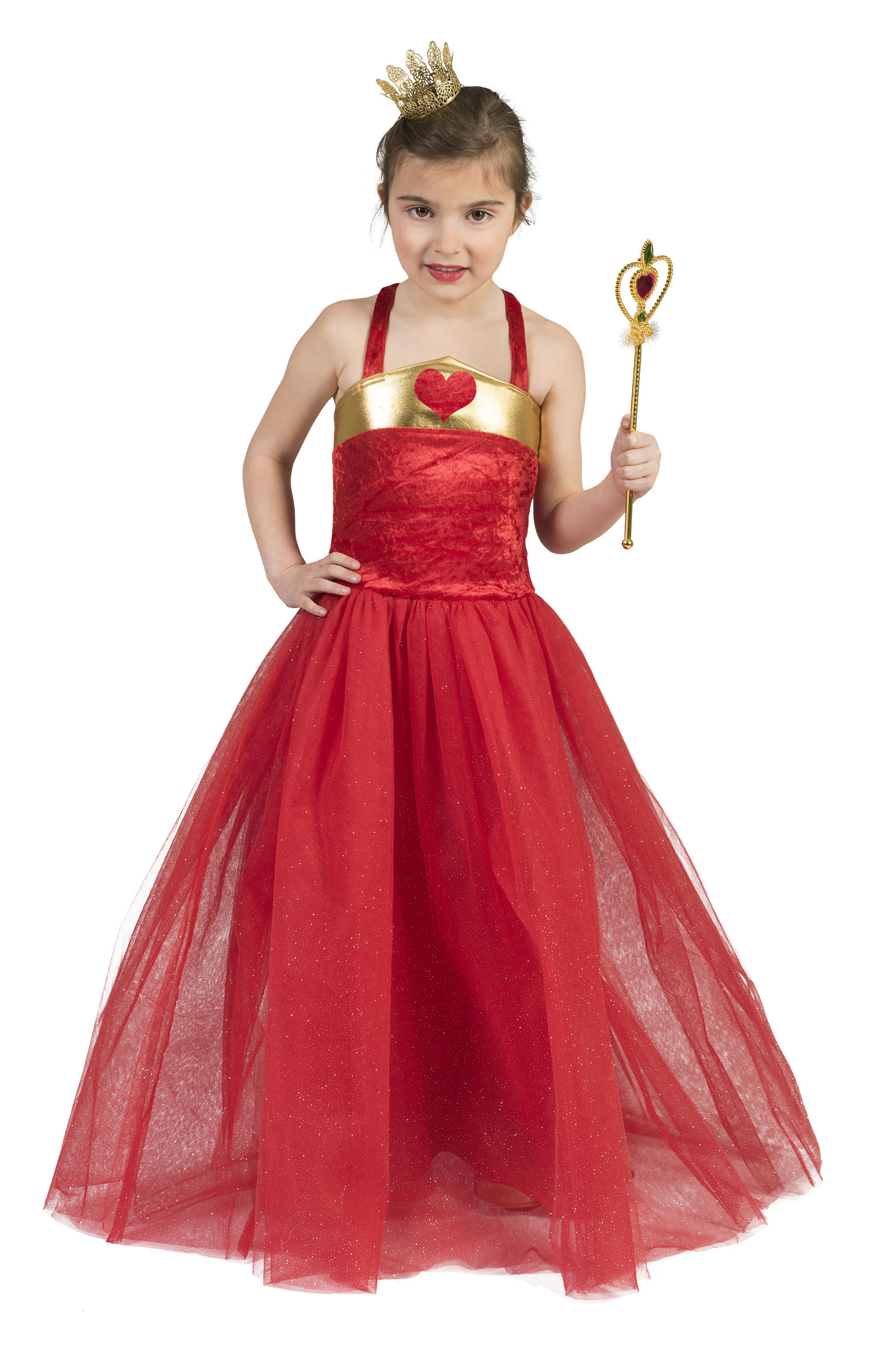 Rote Königin Ambrosia Prinzessin Kleid Mädchen