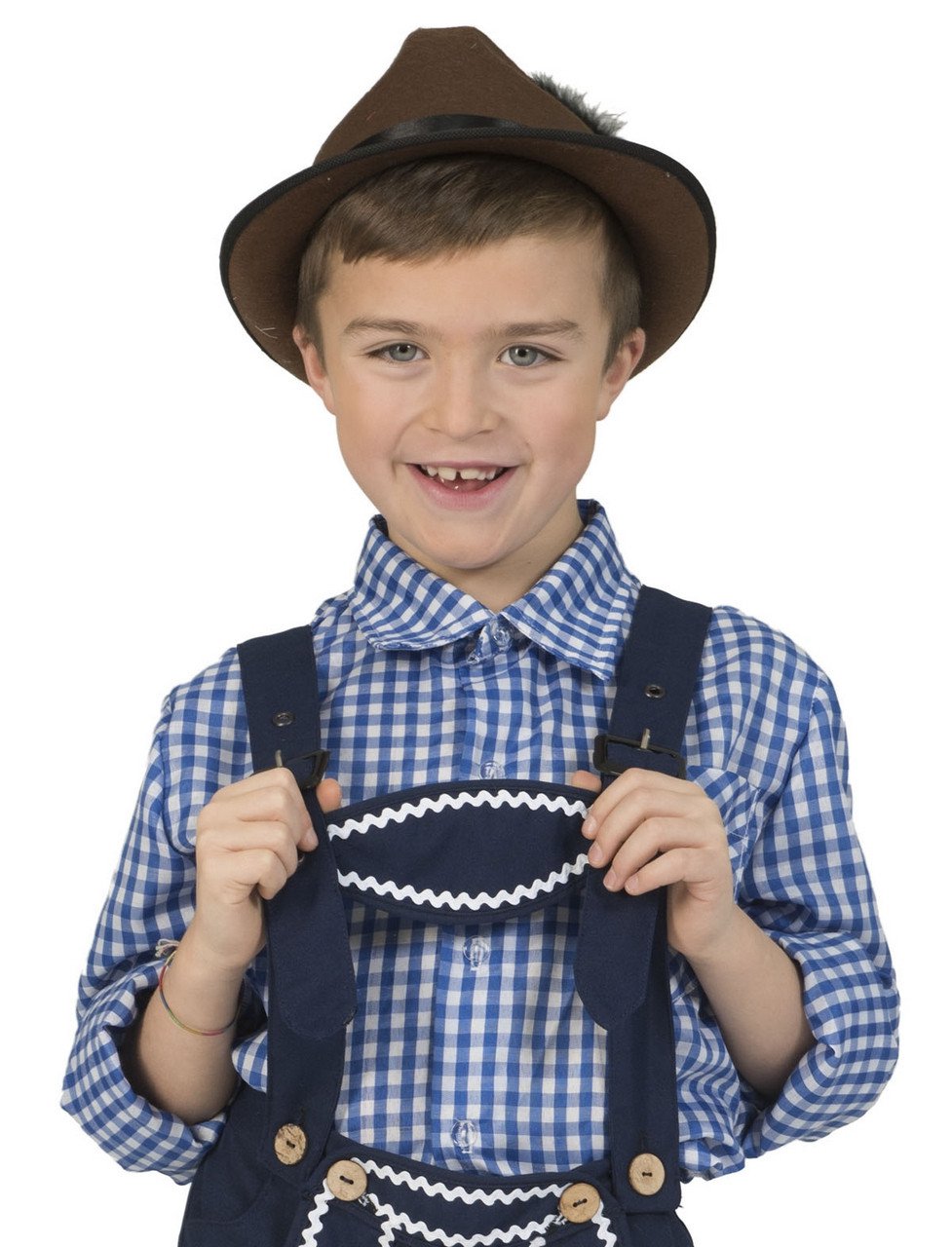 Gunther Tirol Checker Bluse für Kinder