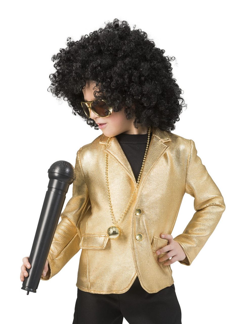 Disco Fever Popster Jacke Gold für Kinder