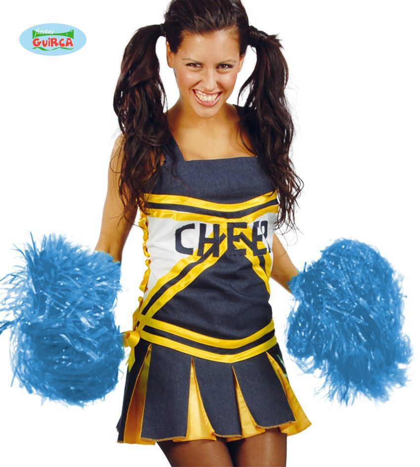 Pompon Cheerleader Blauw