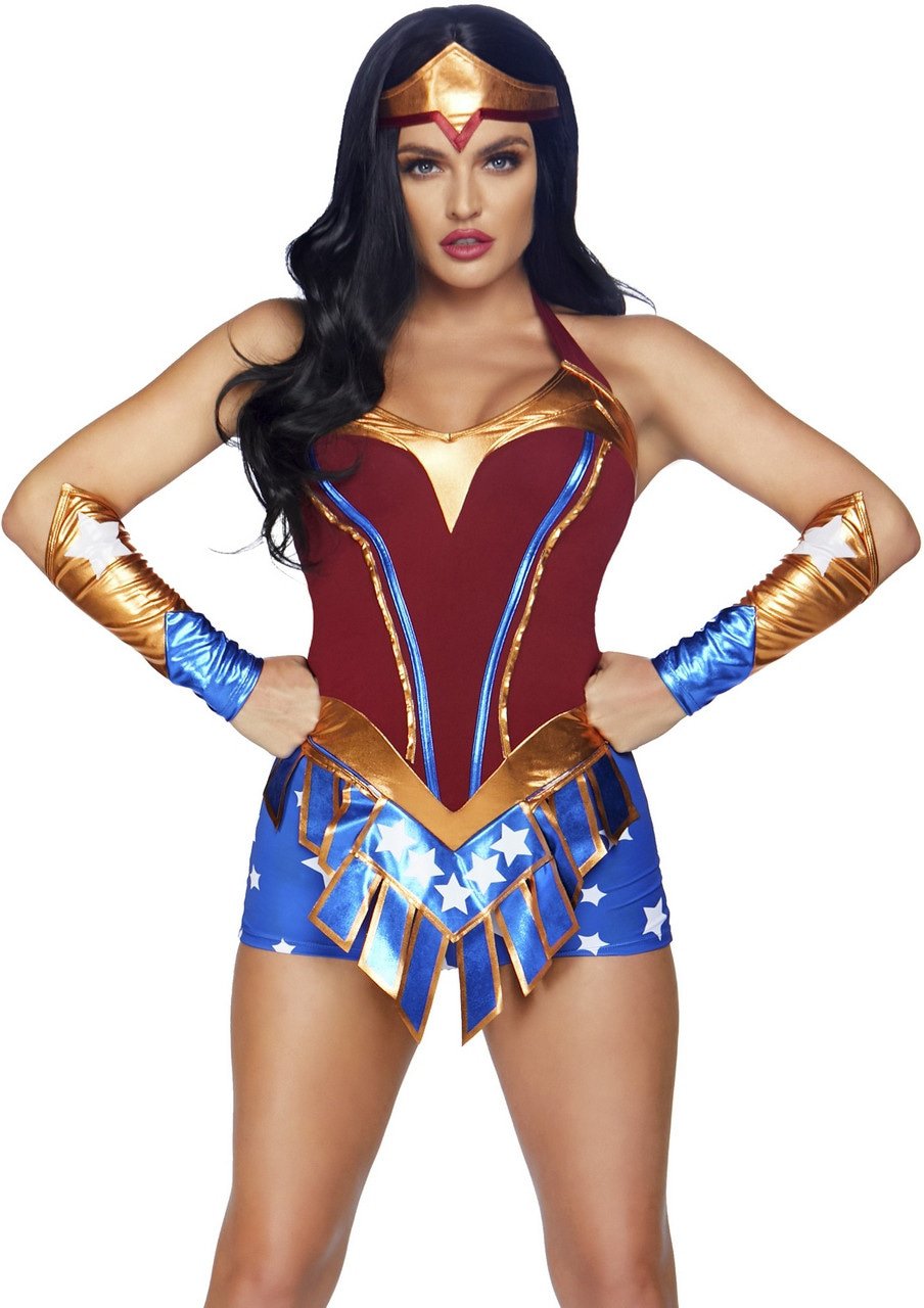 Super Sexy Held Wonder Woman Damenkostüm