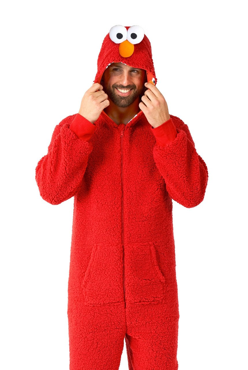 Elmo De Pelmo Sesamstraat Onesie Kostuum