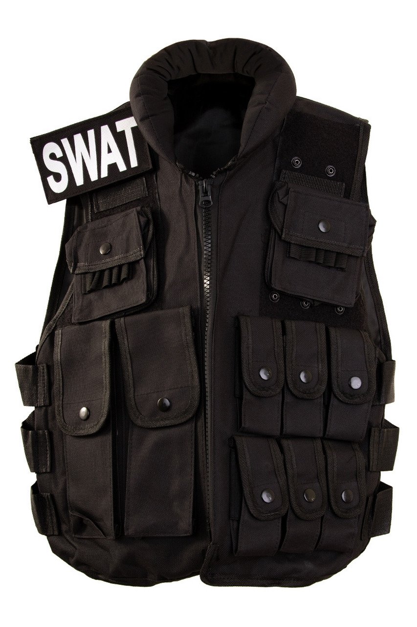 Utility Vest Swat Arnold Schwarz Kostuum