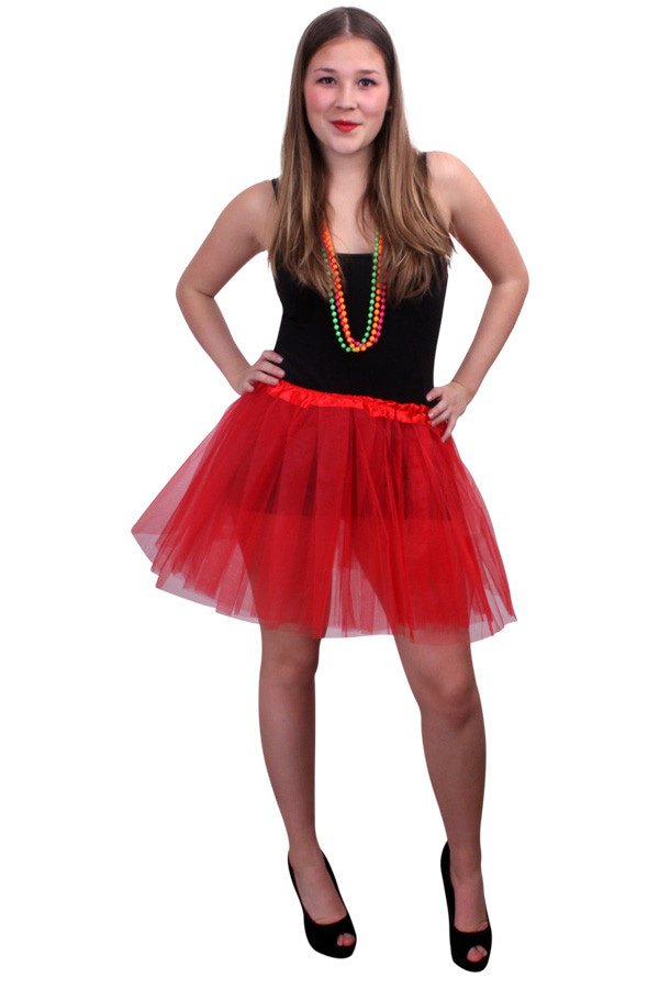 Tule Rok Ballet Rood Vrouw