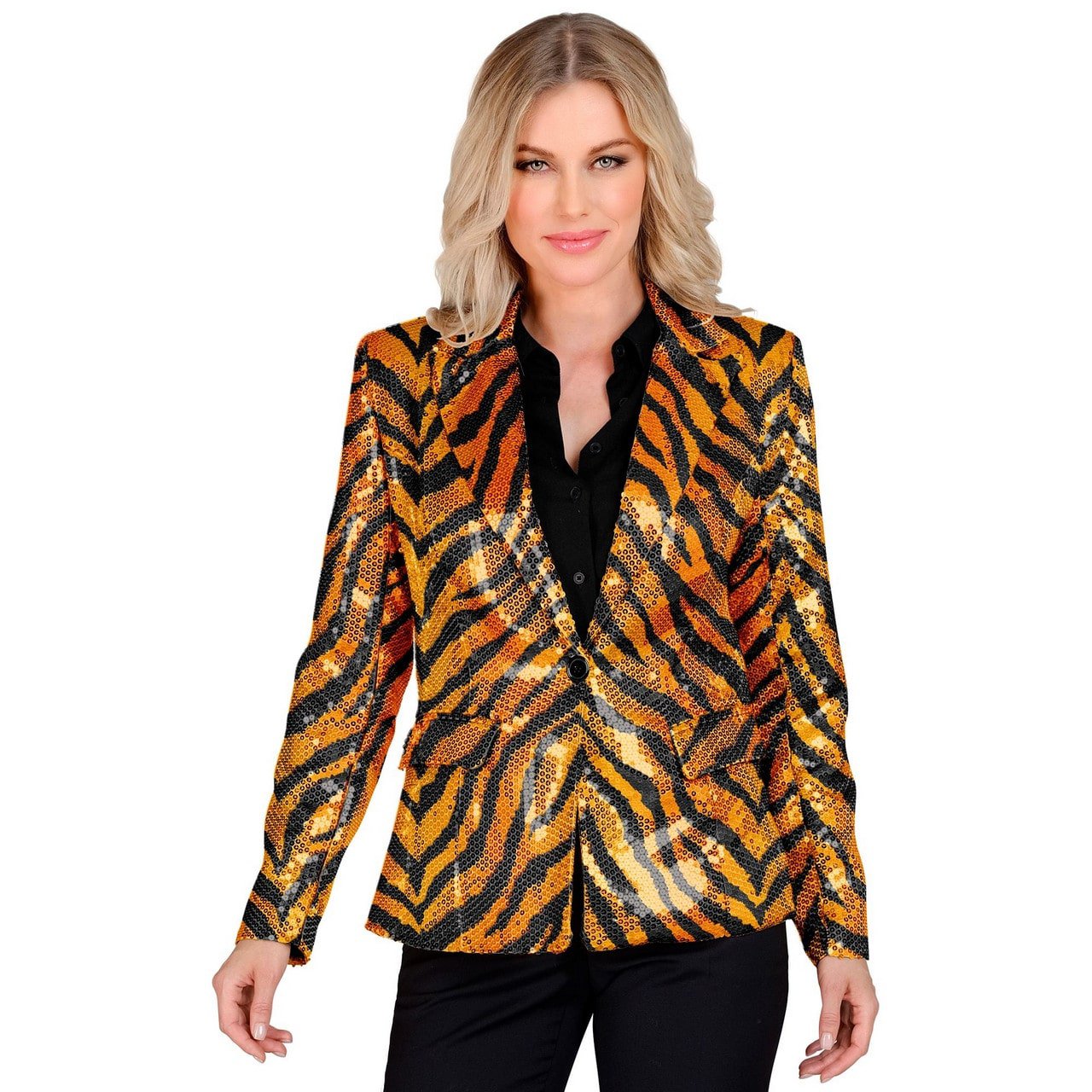 Pailletten Blazer Big Cat Tigerlove Vrouw