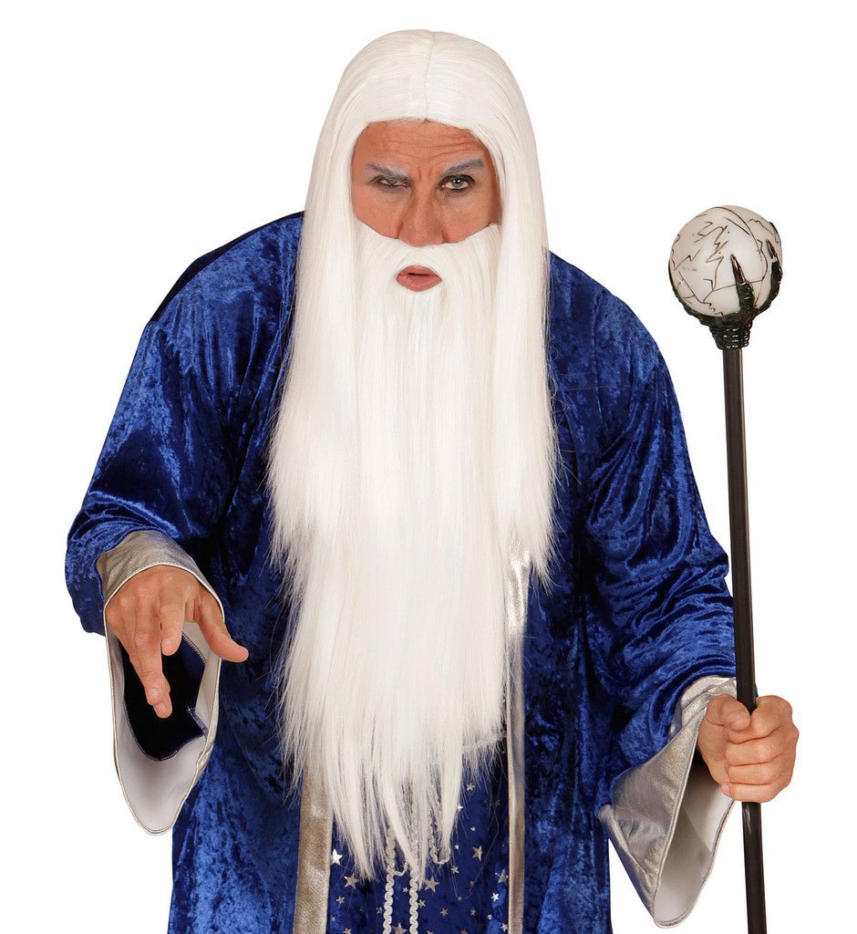 Gandalf Pruik, Tovenaar Met Baard