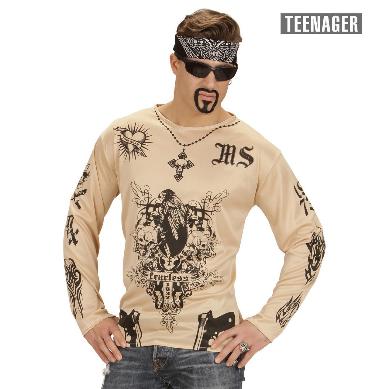 Tattoo Stads Teen Shirt Jungen