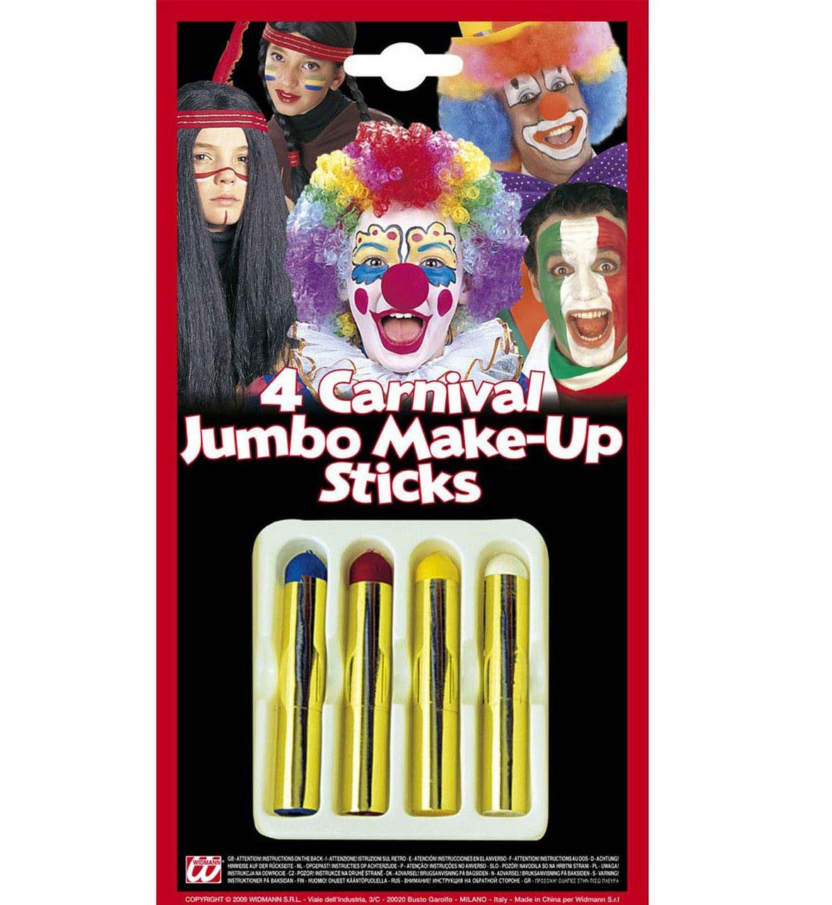 Schminkstiften Jumbo, Set Van 4