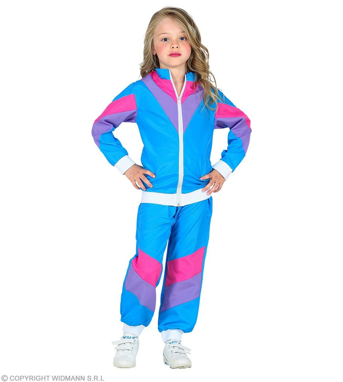 Lekker Sportief Trainingspak Blauw Kind Kind Kostuum