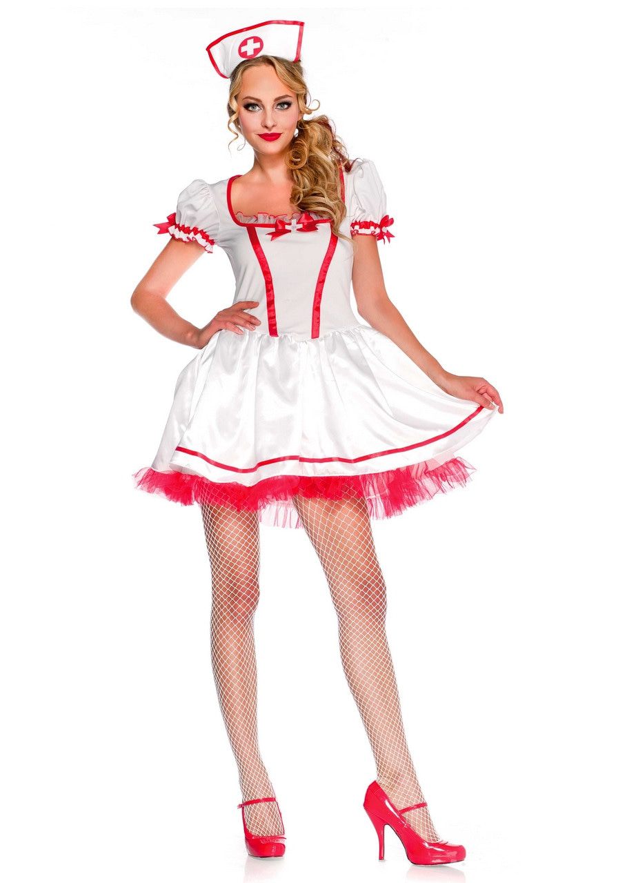 Wonderland Naughty Nurse Vrouw Kostuum