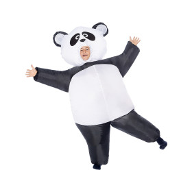 Grappige Opblaasbare Po De Panda Kostüm für Kinder