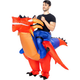 Inflatable Dragon Piggyback Costume For Adults Unisex Kostüm