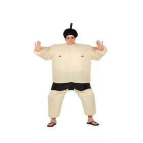 Aufblasbarer Japanischer Sumo Wrestler Sato Herrenkostüm