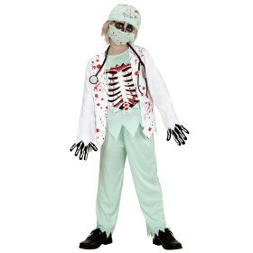 Skelett Zombie Doctor Junge Kostüm Jungen