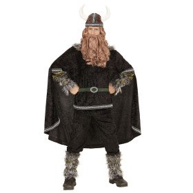 Schwarzer Ivar De Viking Mann / Junge Herrenkostüm