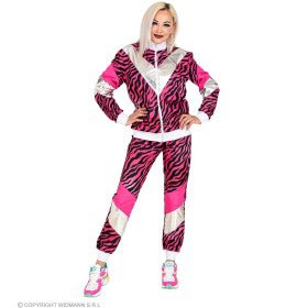 Tigerlicious Rosa 80s Unisex Kostüm