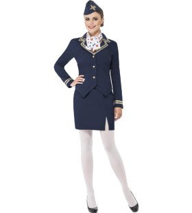 Stacey Stewardess Damenkostüm