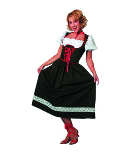 Keurige Dirndl Lang Vrouw Kostuum