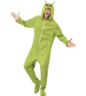 Onesie Schattig Buitenaards Wezentje Alien Volwassen Kostuum