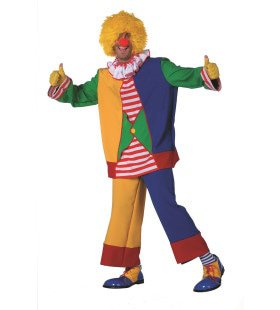 Clown De Kindervriend Man Kostuum