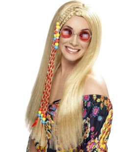 Hippie Blonde Pruik