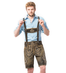 Bier Becker Becker Lederhose Retro Short Herren