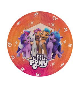 8 Pappteller - My Little Pony 23 Cm