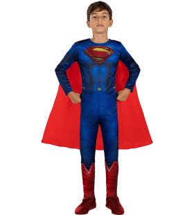 Superman Kostüm für Kinder Gerechtigkeitsliga Jungen