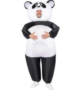 Opblaasbare Onhandige Panda Unisex Kostüm