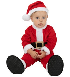 Deluxe Baby Santa Jongen Kostuum