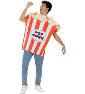 Pop Pop Popcorn Bakje Volwassene Unisex Kostüm