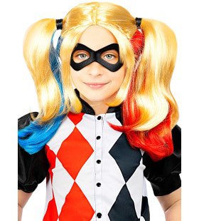 Harley Quinn Perücke für Mädchen