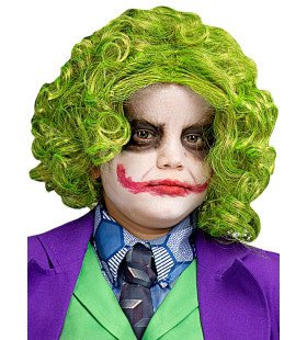 Joker Perücke für Kinder