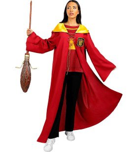 Gryffindor Quidditch Kostüm für Erwachsene Harry Potter Unisex