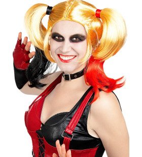 Harley Quinn Arkham City Pruik