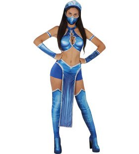 Kitana Kostüm Mortal Kombat Damen