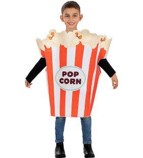 Pop Pop Popcorn Bakje Kind Kostüm für Kinder